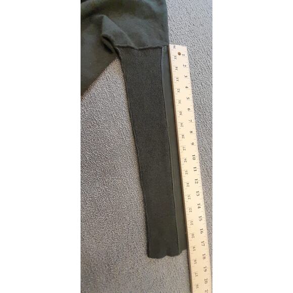 Brochu Walker Womens S Olive‎ Green Long Sleeve Knit Sweater Top - Picture 11 of 14